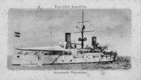 Аргентинский брон. крейсер Puareidon, 1:100