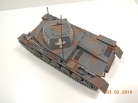 Pz.Kpfw.II Ausf.C 6.Serie/La.S.  1/35 Tamyia ×