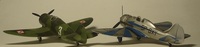 PZL P.50 и P.50A Jastrzab, 1:72, самоделка (готово)
