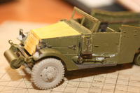 M3 Scout US Army military car Zvezda 1/35