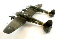 1/72 Heinkel He-111 Zwilling, Hasegawa + Eduard