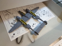 1/72 Lockheed P-38J "Lightning" from Academy+Eduard+Экипаж