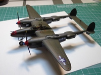 1/72 Lockheed P-38J "Lightning" from Academy+Eduard+Экипаж