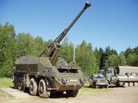 САУ 152-мм vz.77 Dana, 1:72, самоделка